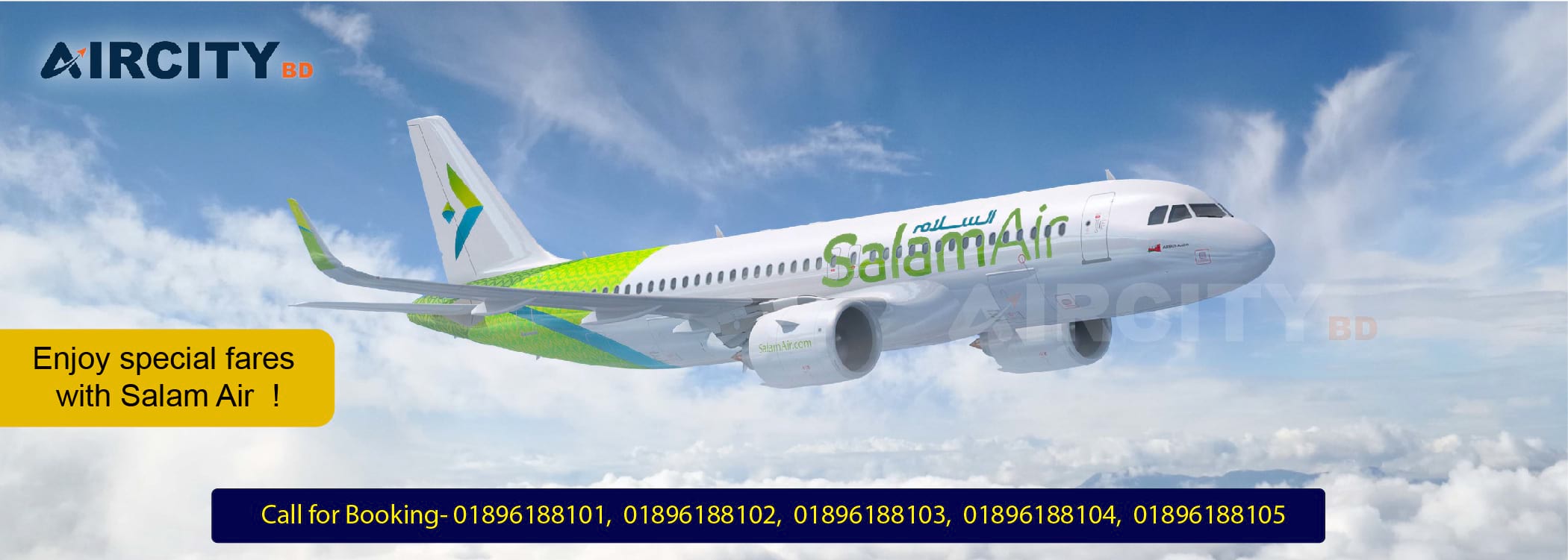 Salam Air Dhaka Office Address | Contact Number,Ticketing